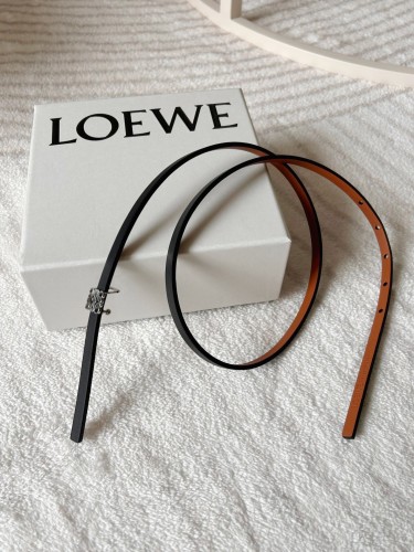 (Kicks Liu)  L*oewe Belt  Top Quality  0.8cm