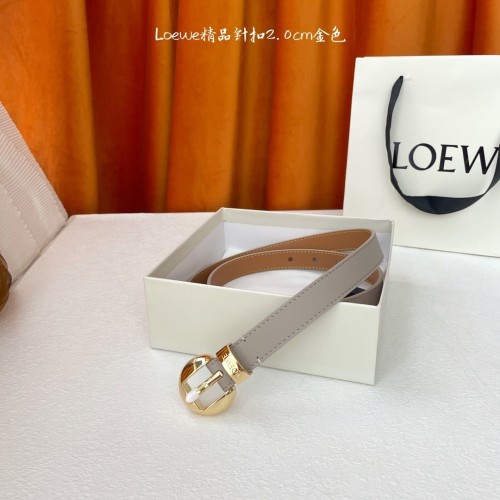 (Kicks Liu)  L*oewe Belt  Top Quality  2.0cm