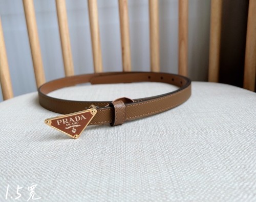 (Kicks Liu) P*rada Belt  Top Quality 1.5cm