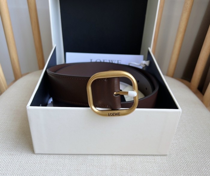 (Kicks Liu)  L*oewe Belt  Top Quality 3.5cm