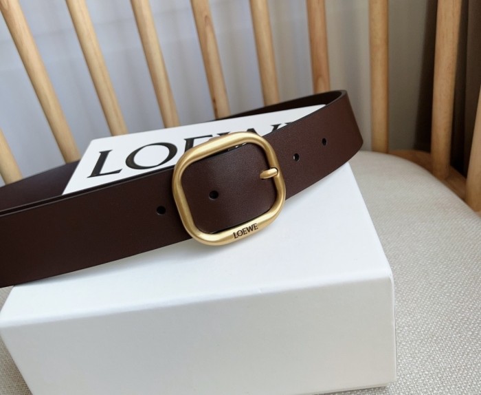 (Kicks Liu)  L*oewe Belt  Top Quality 3.5cm