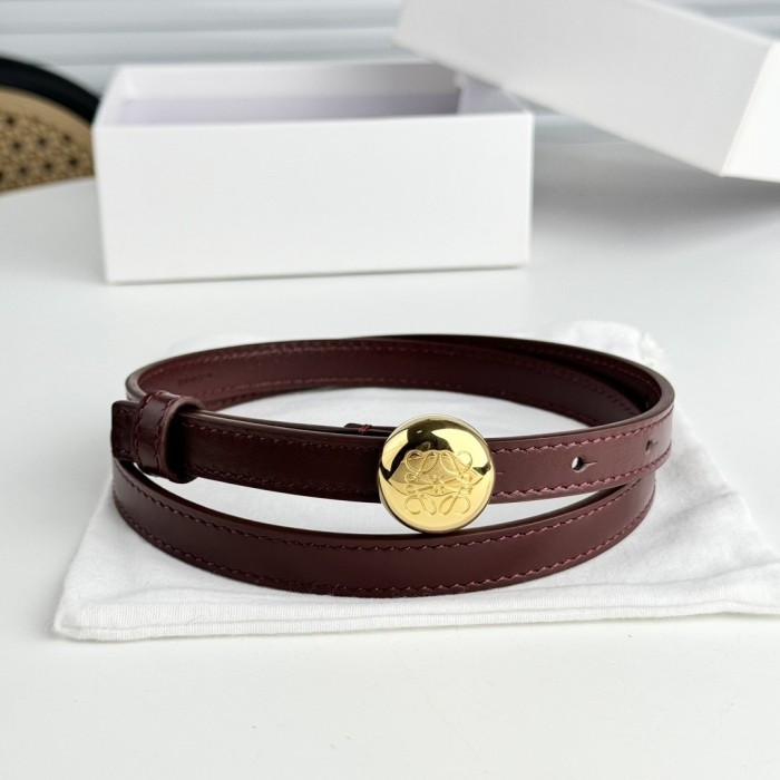 (Kicks Liu)  L*oewe Belt  Top Quality 1.5cm