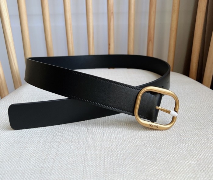 (Kicks Liu)  L*oewe Belt  Top Quality 3.5cm