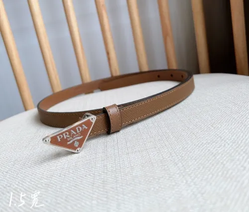 (Kicks Liu) P*rada Belt  Top Quality 1.5cm
