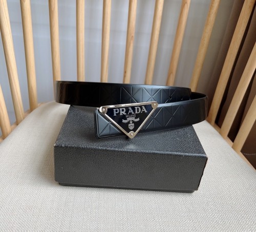 (Kicks Liu) P*rada Belt  Top Quality 3.5cm