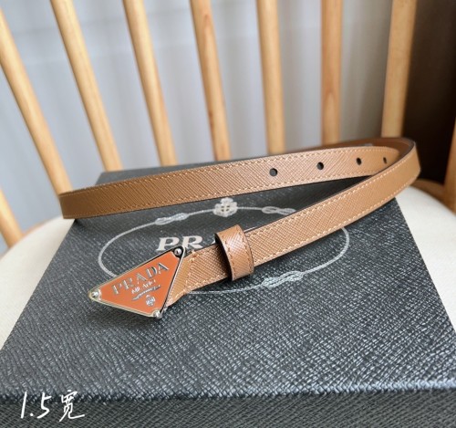 (Kicks Liu) P*rada Belt  Top Quality 1.5cm