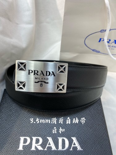 (Kicks Liu) P*rada Belt  Top Quality 3.4cm