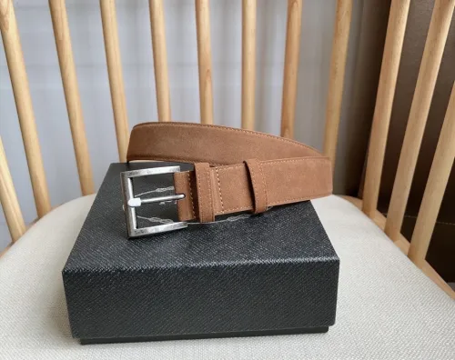 (Kicks Liu) P*rada Belt  Top Quality 3.5cm