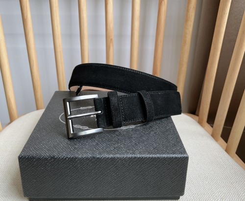 (Kicks Liu) P*rada Belt  Top Quality 3.5cm