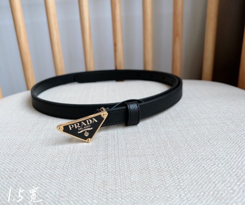 (Kicks Liu) P*rada Belt  Top Quality 1.5cm