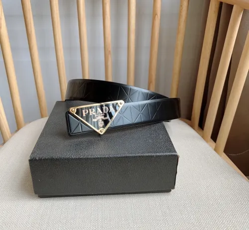 (Kicks Liu) P*rada Belt  Top Quality 3.5cm