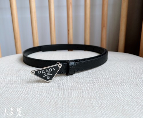 (Kicks Liu) P*rada Belt  Top Quality 1.5cm