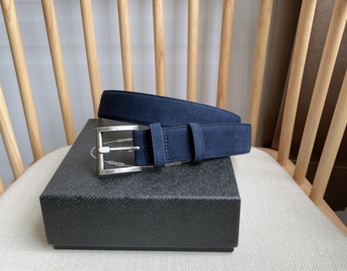 (Kicks Liu) P*rada Belt  Top Quality 3.5cm
