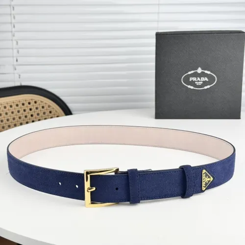 (Kicks Liu) P*rada Belt  Top Quality 3.5cm
