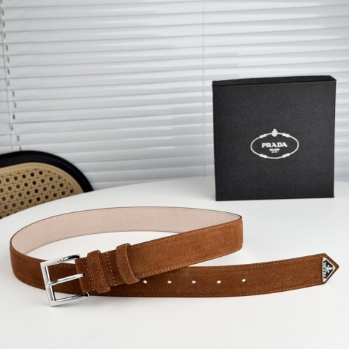 (Kicks Liu) P*rada Belt  Top Quality 3.5cm