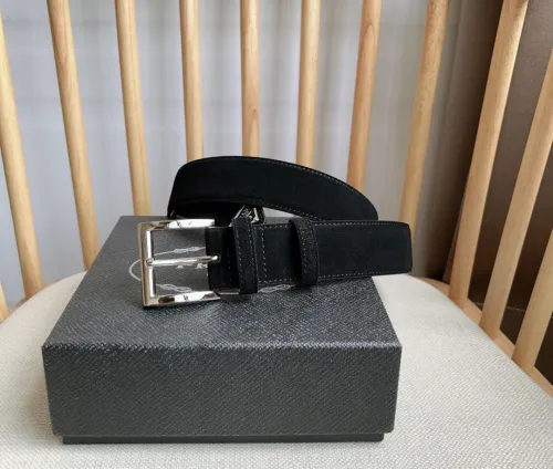 (Kicks Liu) P*rada Belt  Top Quality 3.5cm