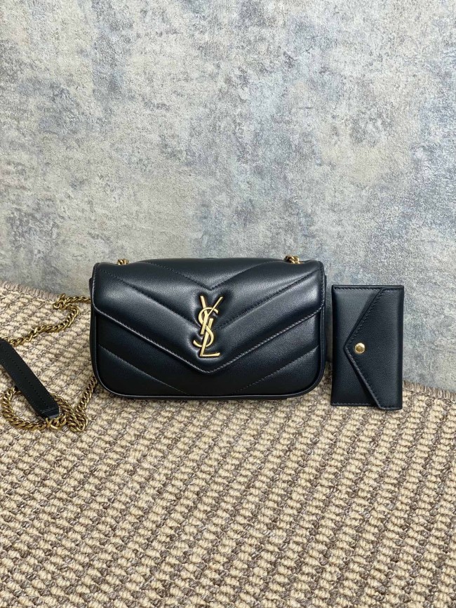 (Kicks Liu) Y*SL Crossbody bag Top Quality 20x12x5cm