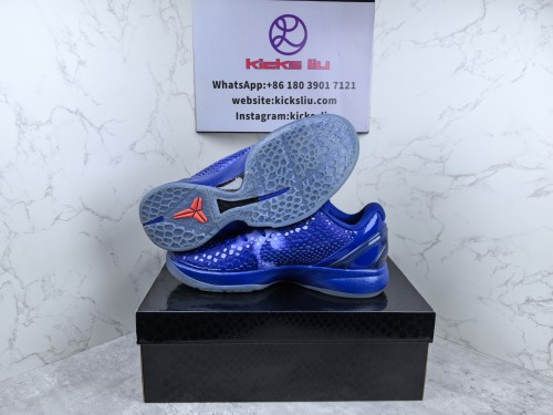 (Kicks Liu) GX NIKE  zoom Kobe6  sneaker Top Quality