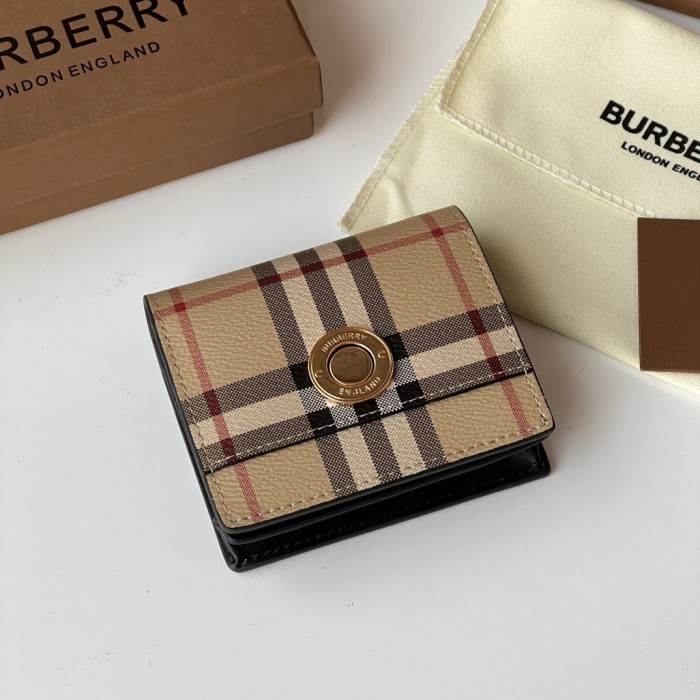 (Kicks Liu) B*urberry  Card  Holder Top Quality  10x3.5x8.5cm