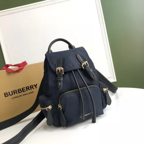 (Kicks Liu) B*urberry  Backpack  Top Quality 16x11x26cm