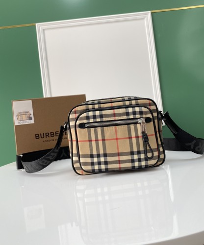 (Kicks Liu) B*urberry  Crossbody bag  Top Quality 22.5x8.2x14.5cm