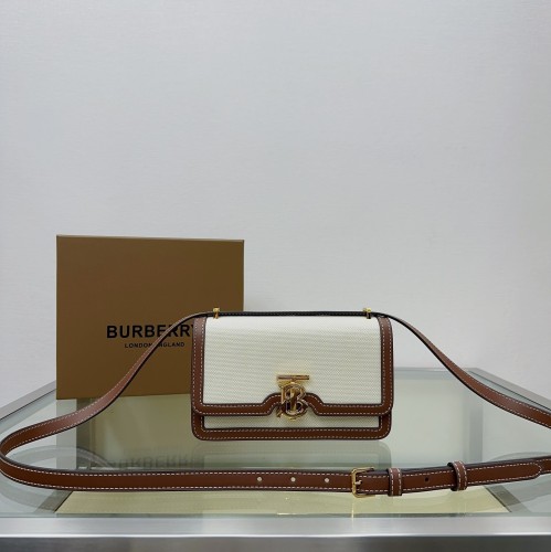 (Kicks Liu) B*urberry  Crossbody bag  Top Quality  23x6x13cm