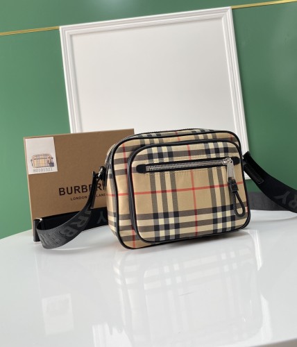 (Kicks Liu) B*urberry  Crossbody bag  Top Quality 22.5x8.2x14.5cm