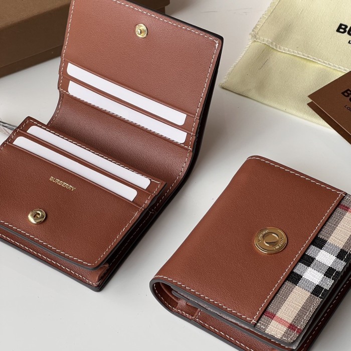 (Kicks Liu) B*urberry  Card  Holder Top Quality  10x3.5x8.5cm