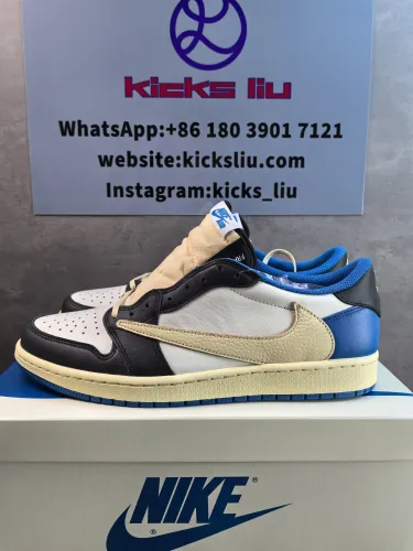 (Kicks_Liu) Nike  Travis Scott×Air Jordan1 AJ1 og sp1  sneaker
