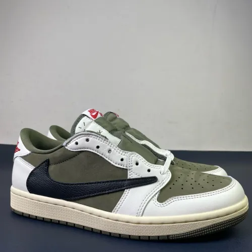 (Kicks_Liu) Hight Bacth LJR Travis Scott×Air Jordan AJ1 Low OG SP  sneaker