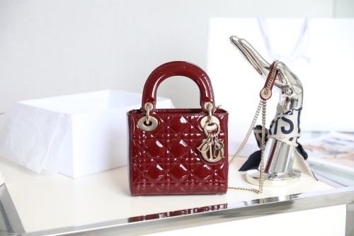 (Kicks Liu)  D*ior Handbag  Top Quality  17*15*7cm