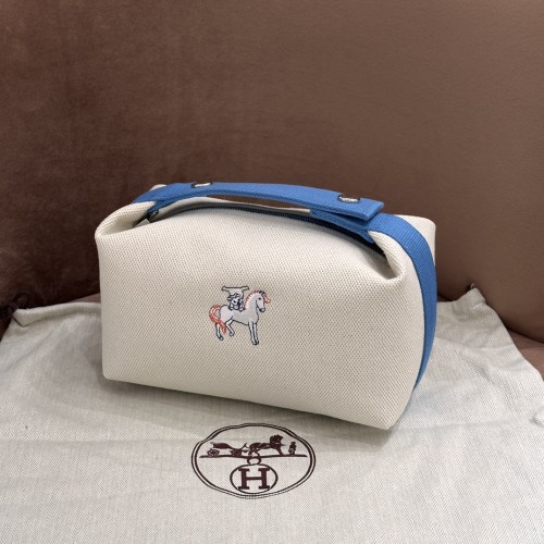 (Kicks Liu)  H*ermes lunch box bag  Top Quality 21cm