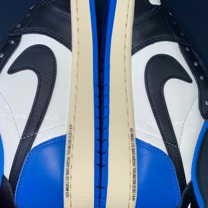 (Kicks_Liu) Nike LJR Batch Travis Scott×Air Jordan1 AJ1 og sp1  sneaker