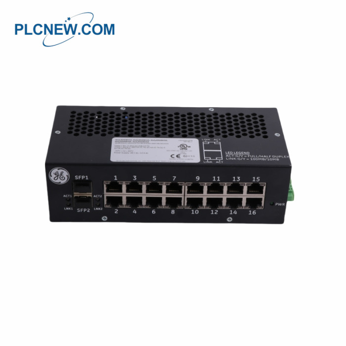 GE IS420ESWBH3A 16 Port Ethernet Switch