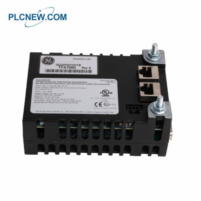 GE IS220PSVOH1B Servo I/O Module