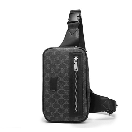 Men Bumbag Belt Bag Waist Pack Crossbody Bag Leather Shoulder Hip Chest Pouch Phone Purse