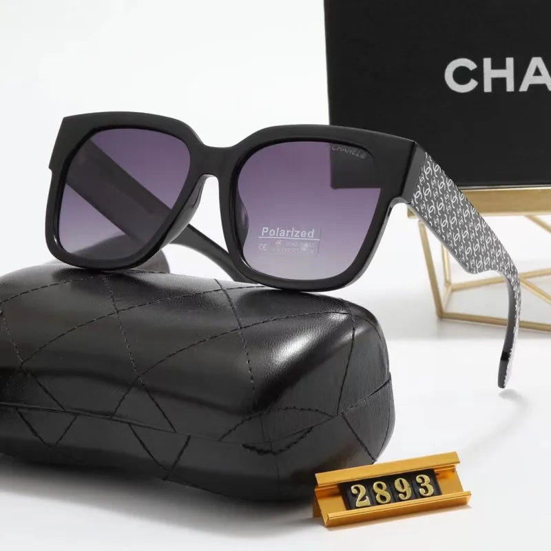 CHANEL S Black PC Multi AC Women's Outdoor Cat Eye Sunglasses