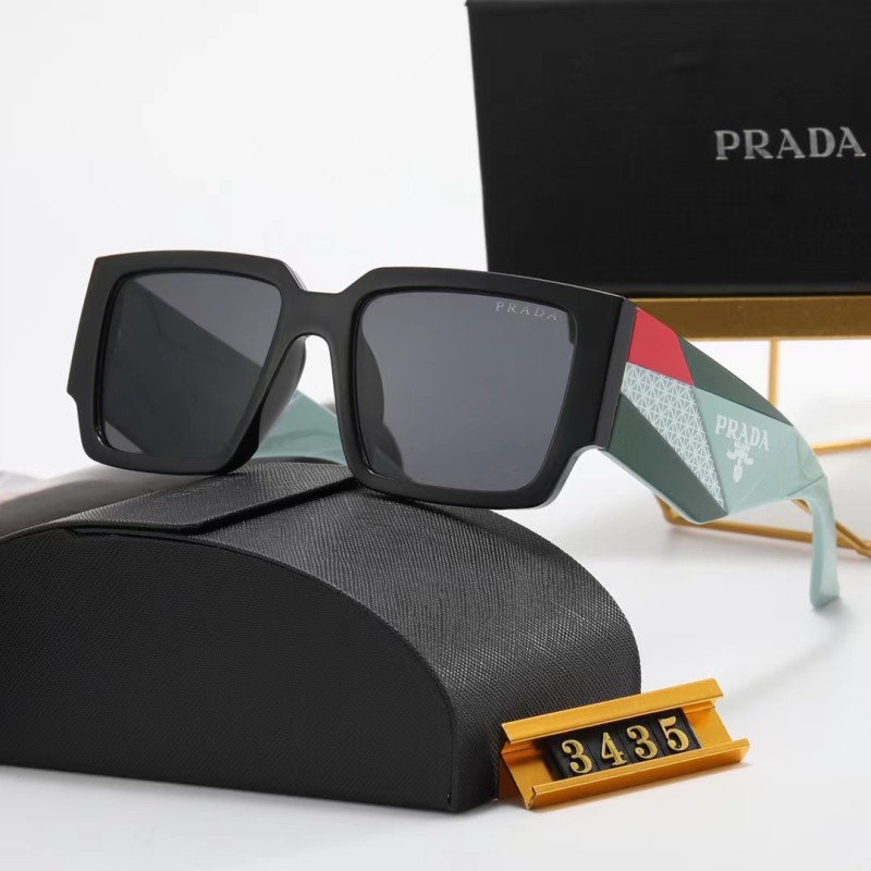 PRADA S Black PC Multi AC Women's Outdoor Fashion Sunglasses