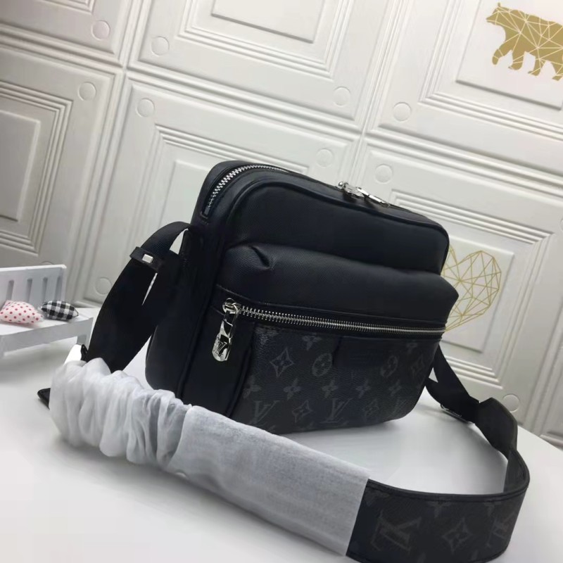 Men Messenger Shoulder Bag Leather Crossbody Sling Handbags Houlder Bag