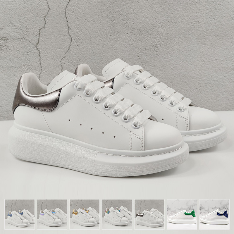 Men Women Sneakers Leather Platform Athletic Shoes Unisex