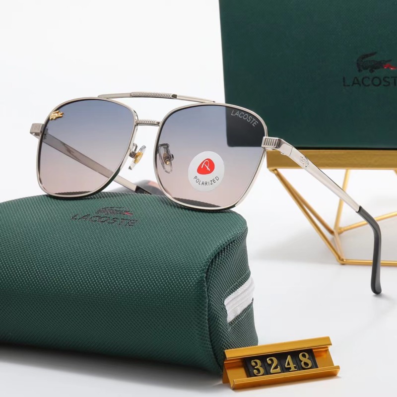 LACOSTE Champagne PC Multi AC Women's Outdoor Polarized Sunglasses