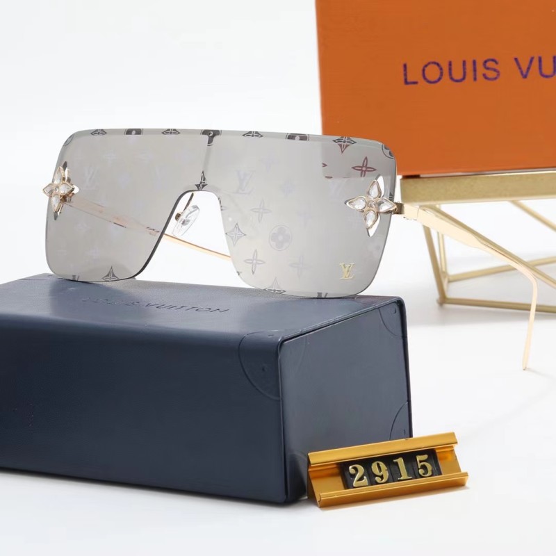 LOUIS VUITTON Champagne PC Multi AC Women's Outdoor Fashion Sunglasses