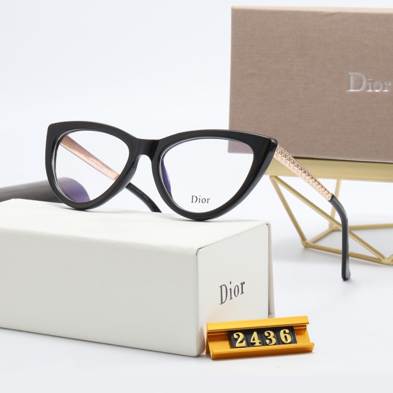 DIOR S Black PC Clear AC Women's Outdoor Cat Eye Sunglasses