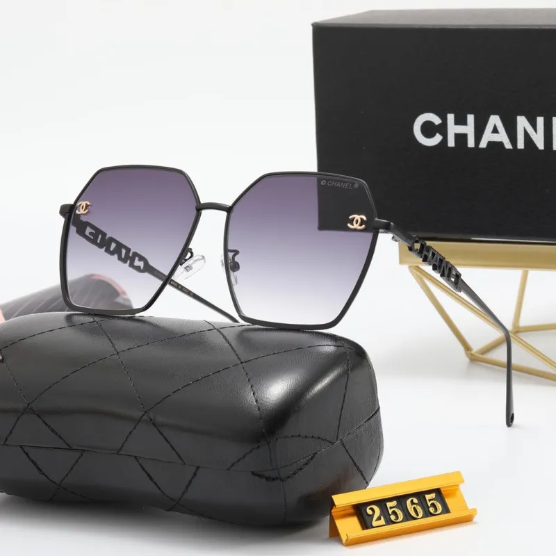 CHANEL Champagne PC Multi AC Women's Outdoor Trendy Sunglasses