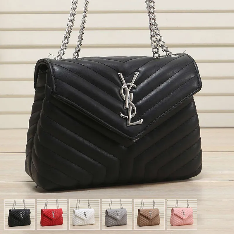 Women Quilted Shoulder Bag Leather Tote Crossbody Small Medium Flap Bag Chain Handbags