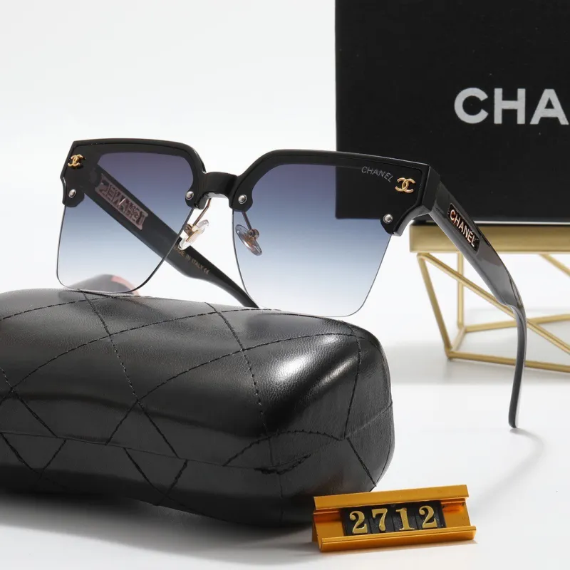 CHANEL S Black PC Multi AC Women's Outdoor Trendy Sunglasses