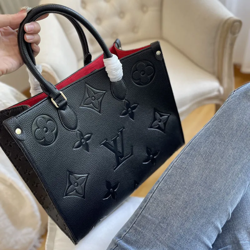 Women Large Leather Tote Shoulder Shopper Shopping Bag Handbags