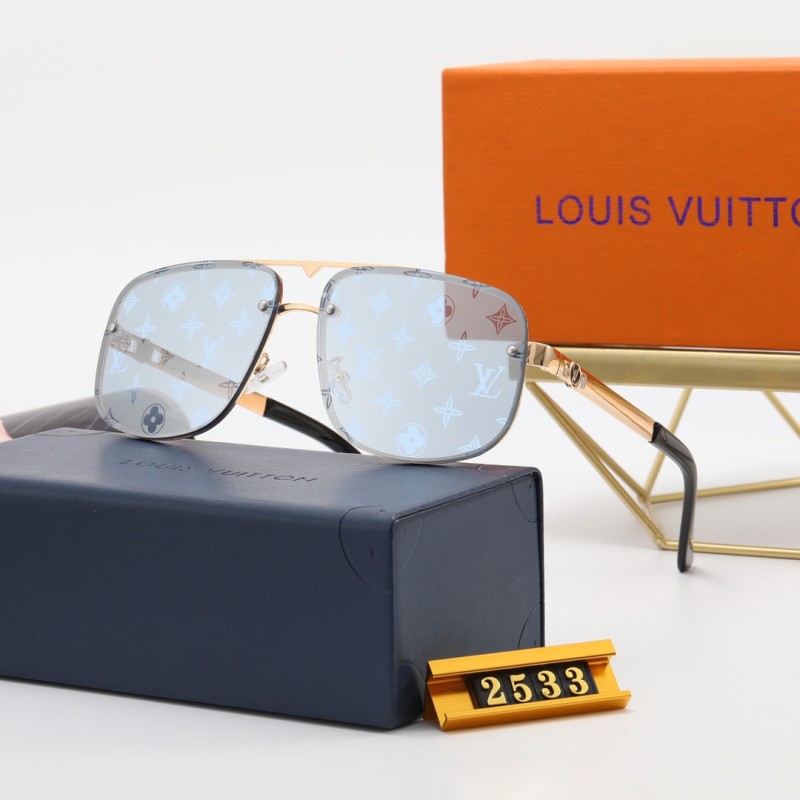 LOUIS VUITTON Champagne PC Multi AC Women's Outdoor Fashion Sunglasses