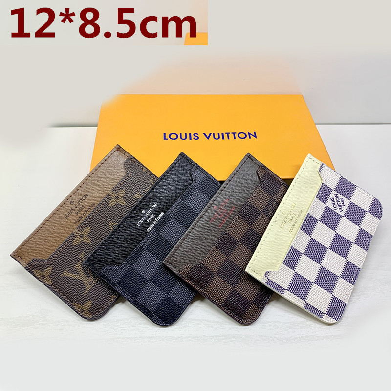 Women Men Leather Card Case Clutch Bag Pouch Phone Purse Coin Wallets Handbags