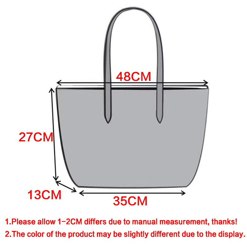 Women Zip Tote Bag Shopping Bag Long Handle Medium Large Shoulder Bag Handbags